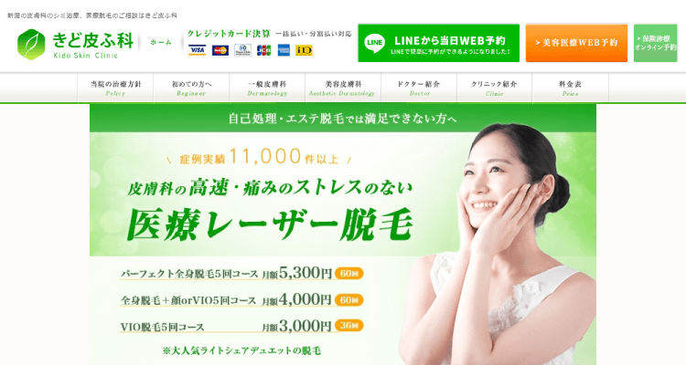 きど皮ふ科